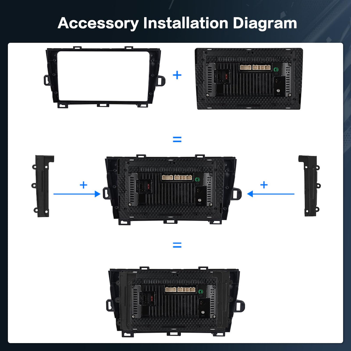 Inefala 8 Core 4+64G Radio for Toyota Prius 2010-2015 No JBL Stereo Upgrade