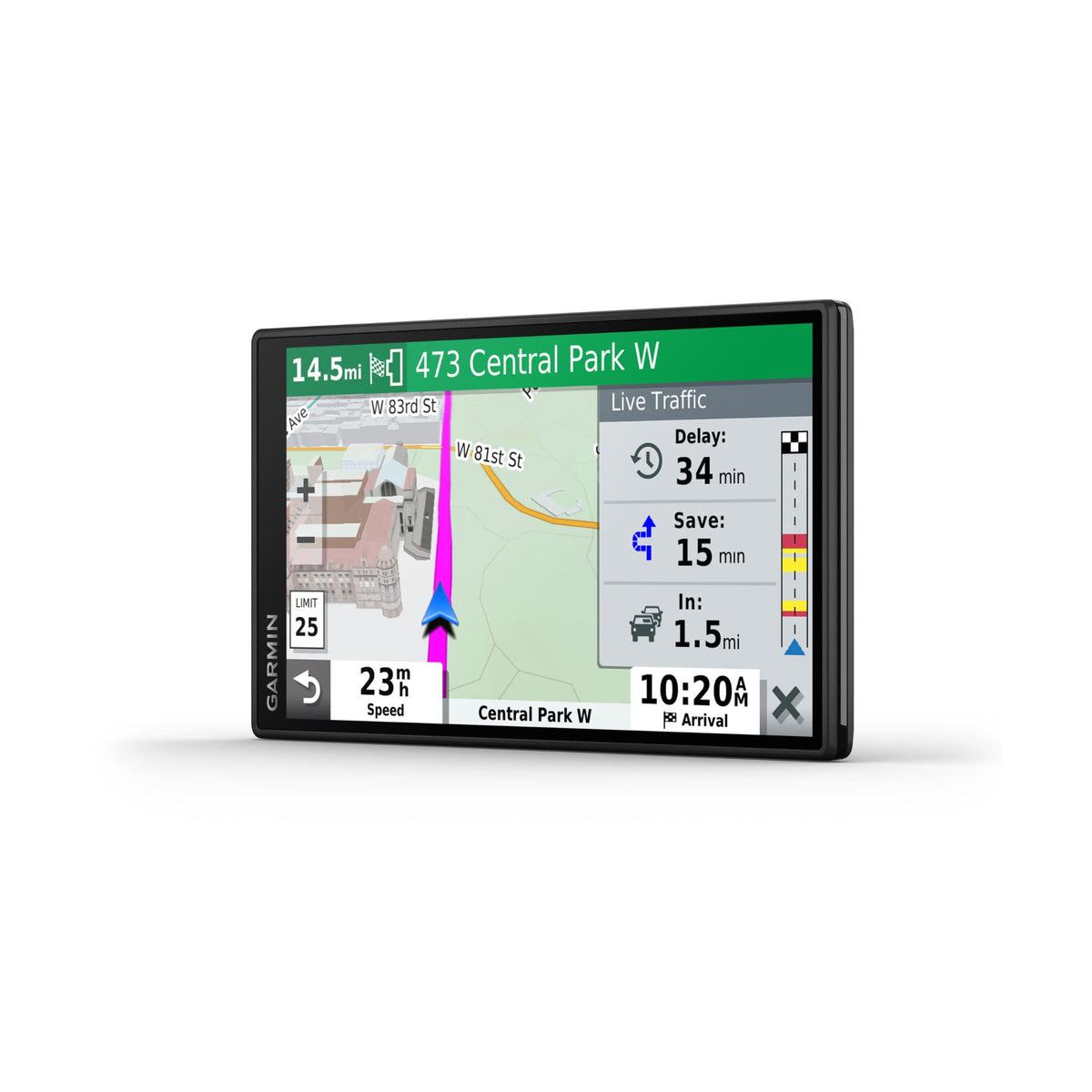 Garmin DriveSmart 65 with Amazon Alexa, Built-in Voice-Controlled GPS Navigator with 6.95” High-Res Display