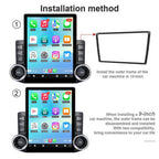 5G WiFi Android 15 Car Stereo for Toyota Sienna 2004-2010,4+64G Touch Screen Double Din Car Radio for Sienna Head Unit Radio Backup Camera with Wireless Carplay GPS Navi Bluetooth FM RDS