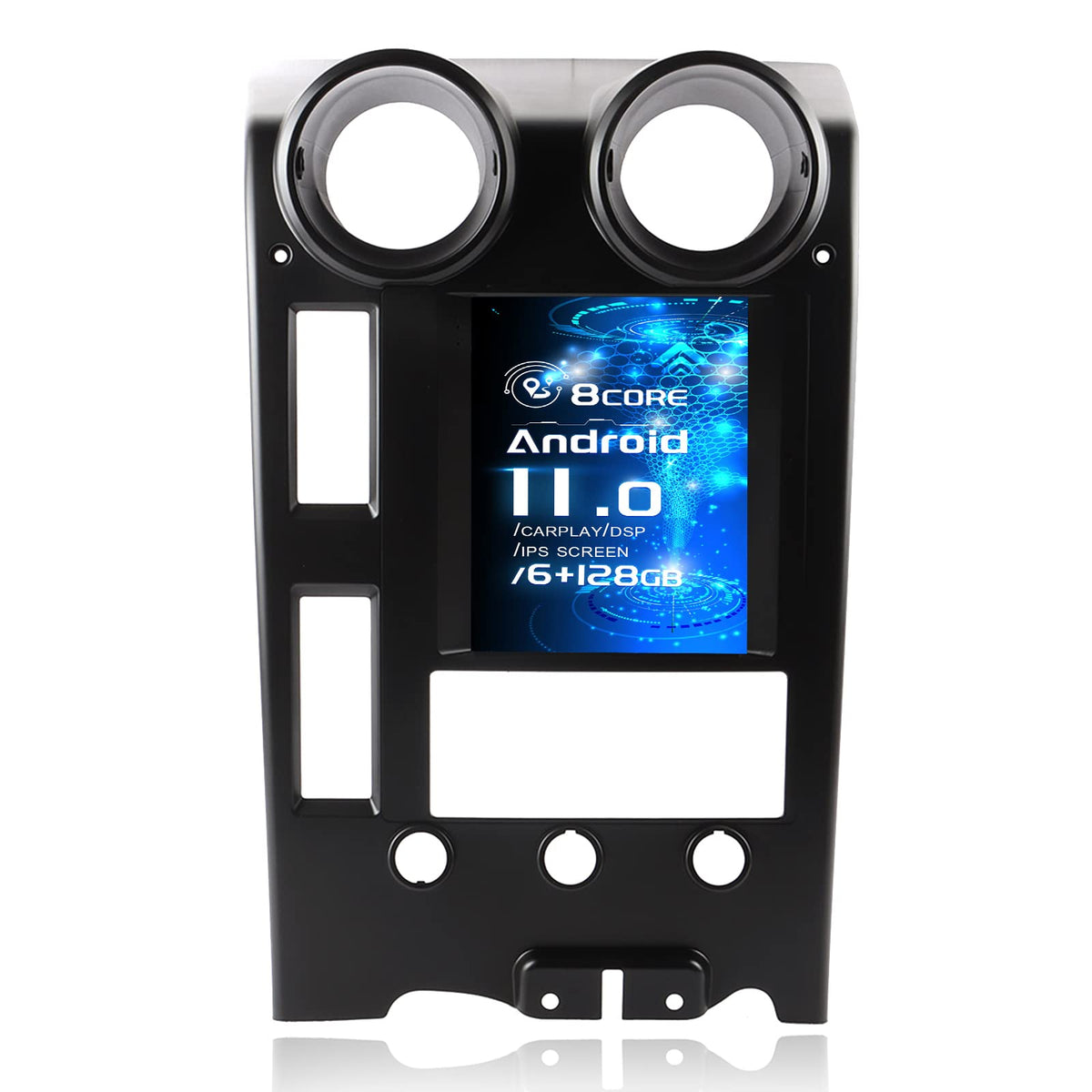 Radio Replacement Android Car Stereo 2 din GPS Navigation Head Unit for Hummer H2 2002-2009 Multimedia Player Tesla Style Autoradio IPS Touch Screen Wireless Carplay DSP(6+128GB)