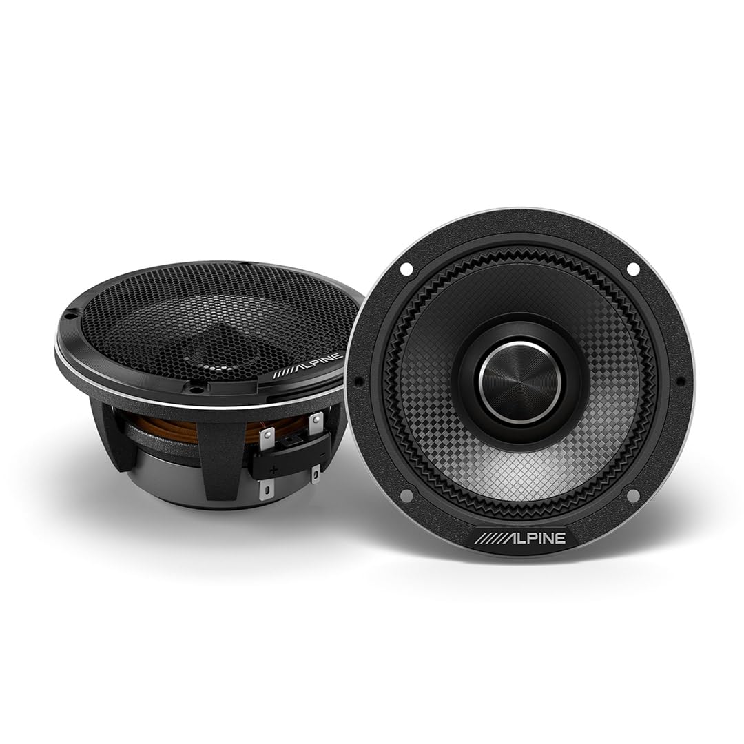 Alpine HDZ-653 Status Hi-Res Series 6-1/2" 3-Way Component System