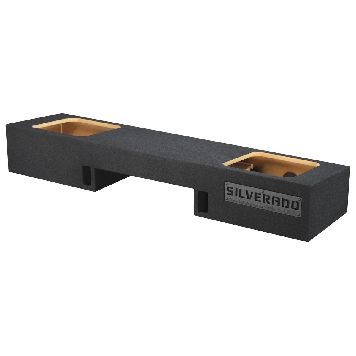 Chevy Silverado Extended Cab 1999-2006 Dual Sub Box Subwoofer Enclosure (Solo BARIC PORTED, 12")