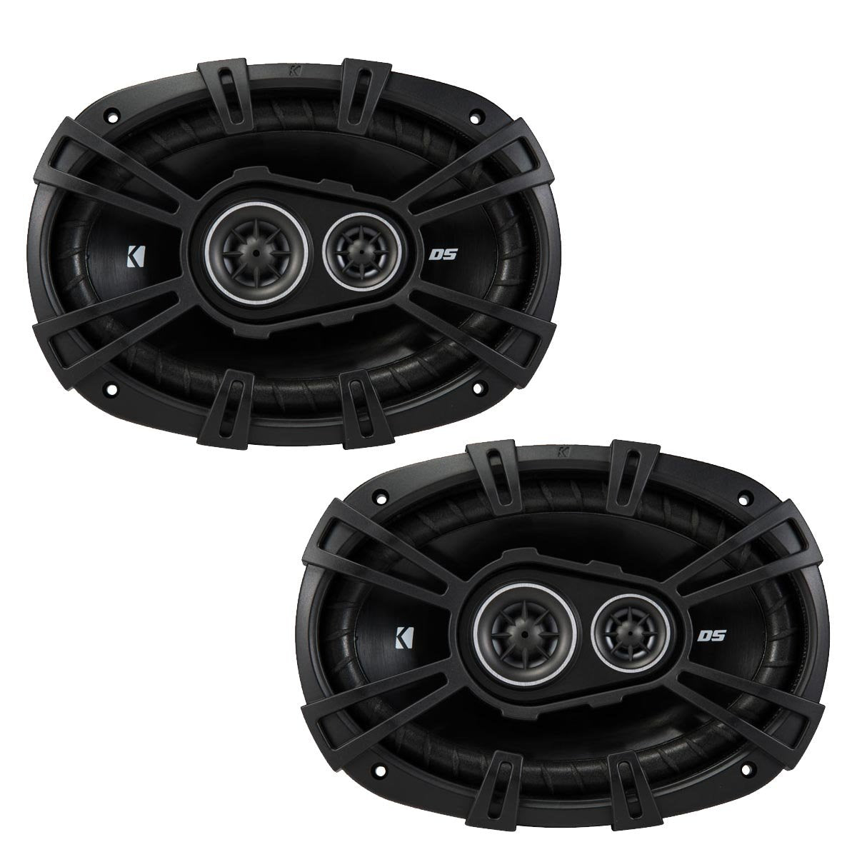 KICKER for Late 90s Early 2000s GM Coupes & Sedans. A Pair of 43DSC4604 4x6 Speakers & a Pair of 43DSC69304 6x9 s