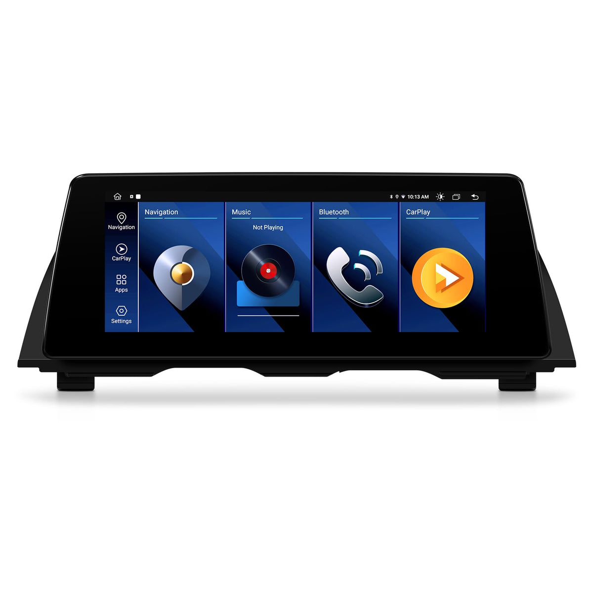 XTRONS 10.25 Inch Android 14 Car Stereo for BMW 5 Series F10/F11 (2013-2016) NBT System, IPS Touch Screen GPS Navigation Support Wireless CarPlay Android Auto (2+64GB)
