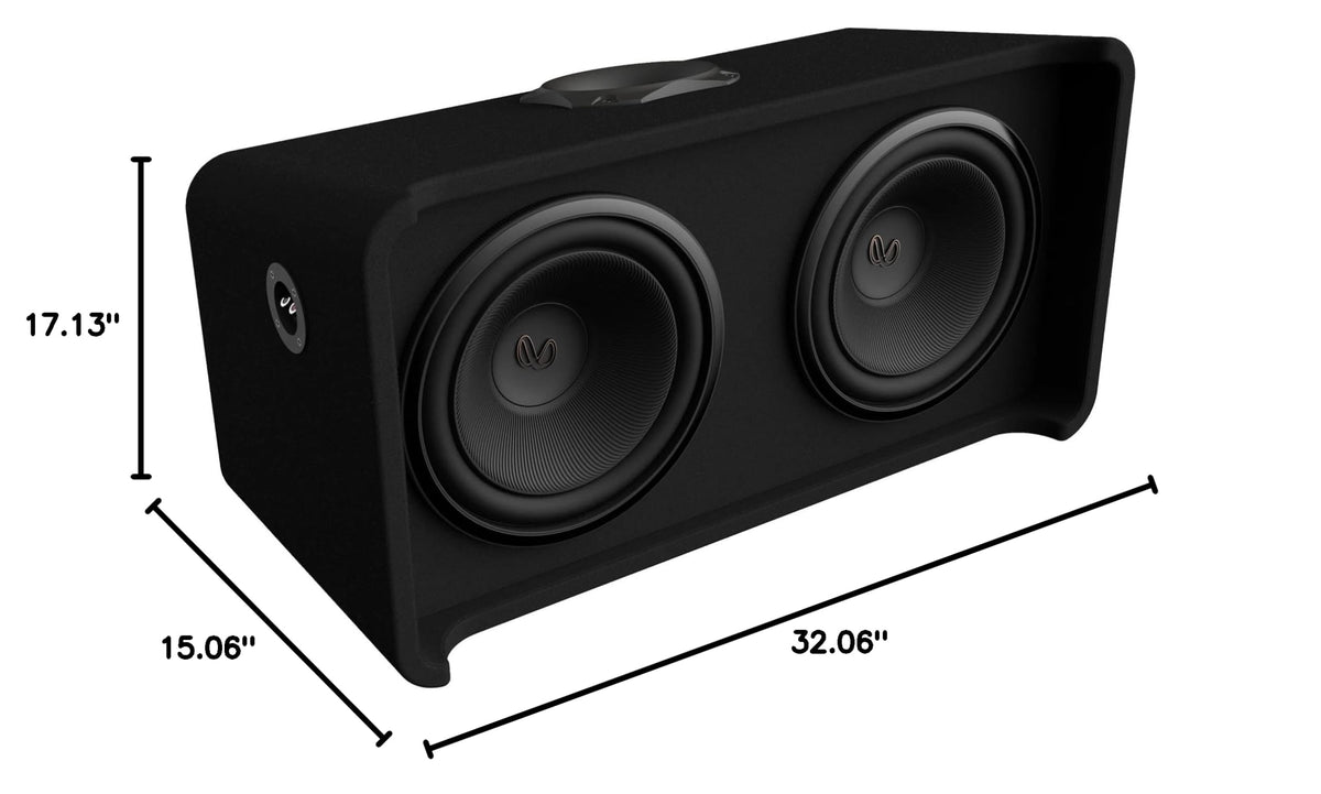 Infinity REFERENCE1200D Dual 12" Ported Inclosure with Slip Stream Port