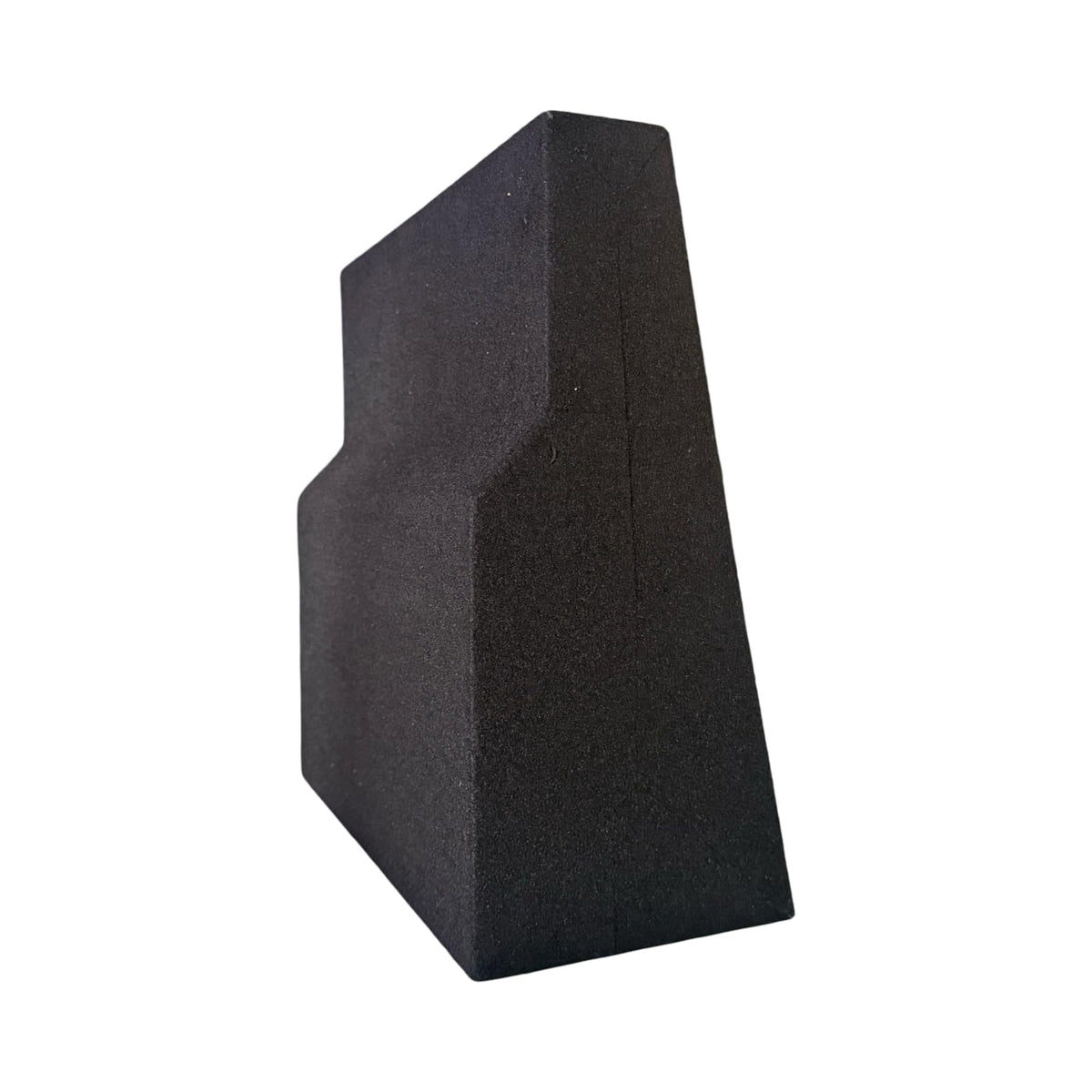 12 inch Shallow Mount Subwoofer Enclosure Compatible with Tacoma 2005-2023 Double Cab | Custom Slim Fit Behind Seat Truck Box | 0.50 Cu. Ft. Air Space | 5/8" MDF Wood Construction