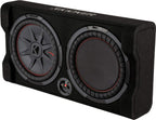KICKER 48TRTP102 10" Down Firing Sub & Passive Radiator, 2-Ohm