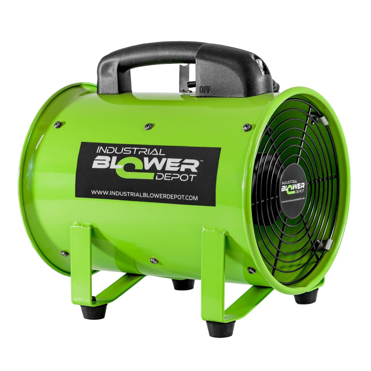 BIM08-DOP0815 Metal Blower Kit with 15' Ducting 900CFM & 1/4HP | No Tools Required to Put kit Together | Super Quiet, UV Resistant | Certified Quality & Reliability