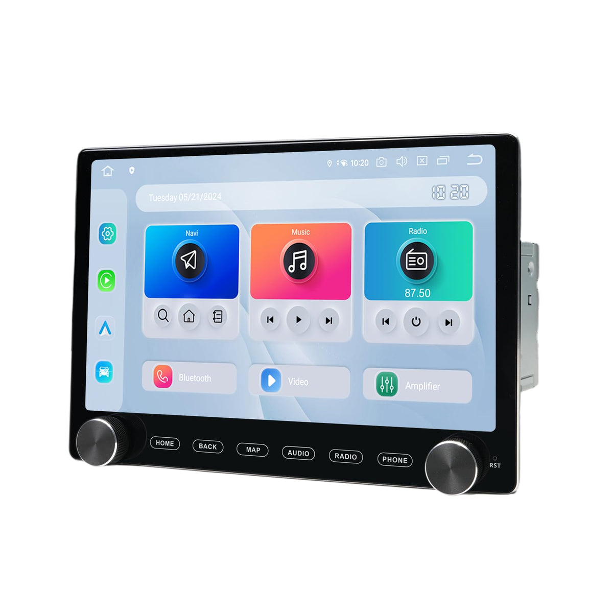 Dasaita 11.6" Double Din Car Stereo Upgrade with Dual Knob