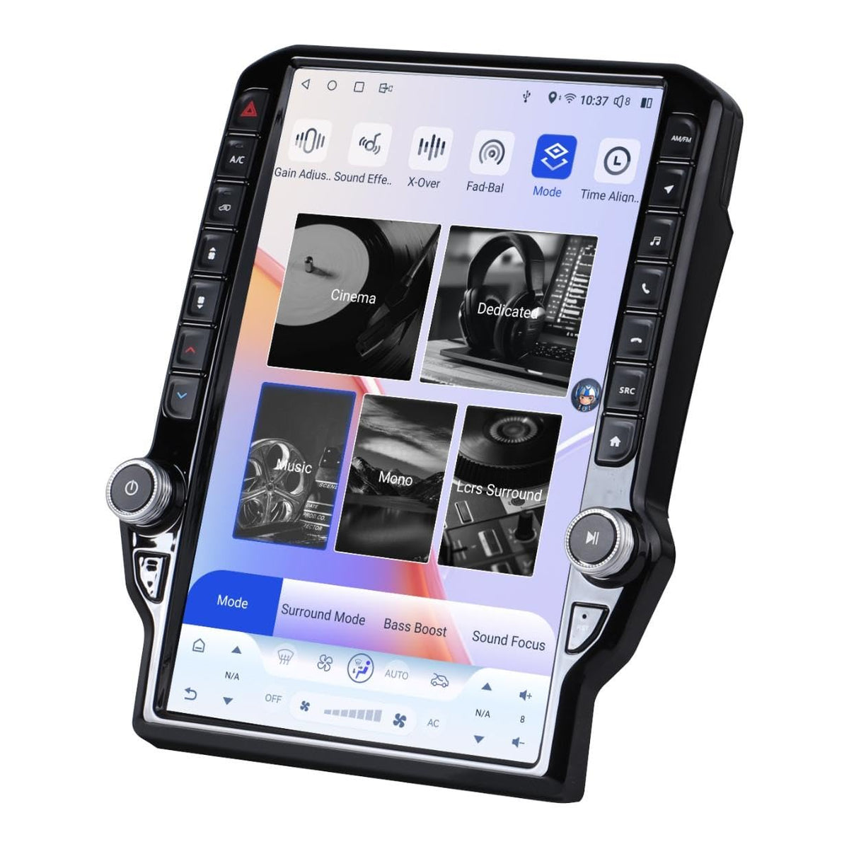 14.5 inch Car Radio for Ram 1500 2500 3500 4500 5500(2013/2014/2015/2016/2017/2018) Stereo Upgrade Qualcomm 8 Core Android 13 Screen Built-in Carplay/Android Auto (4G+64G, Auto AC)