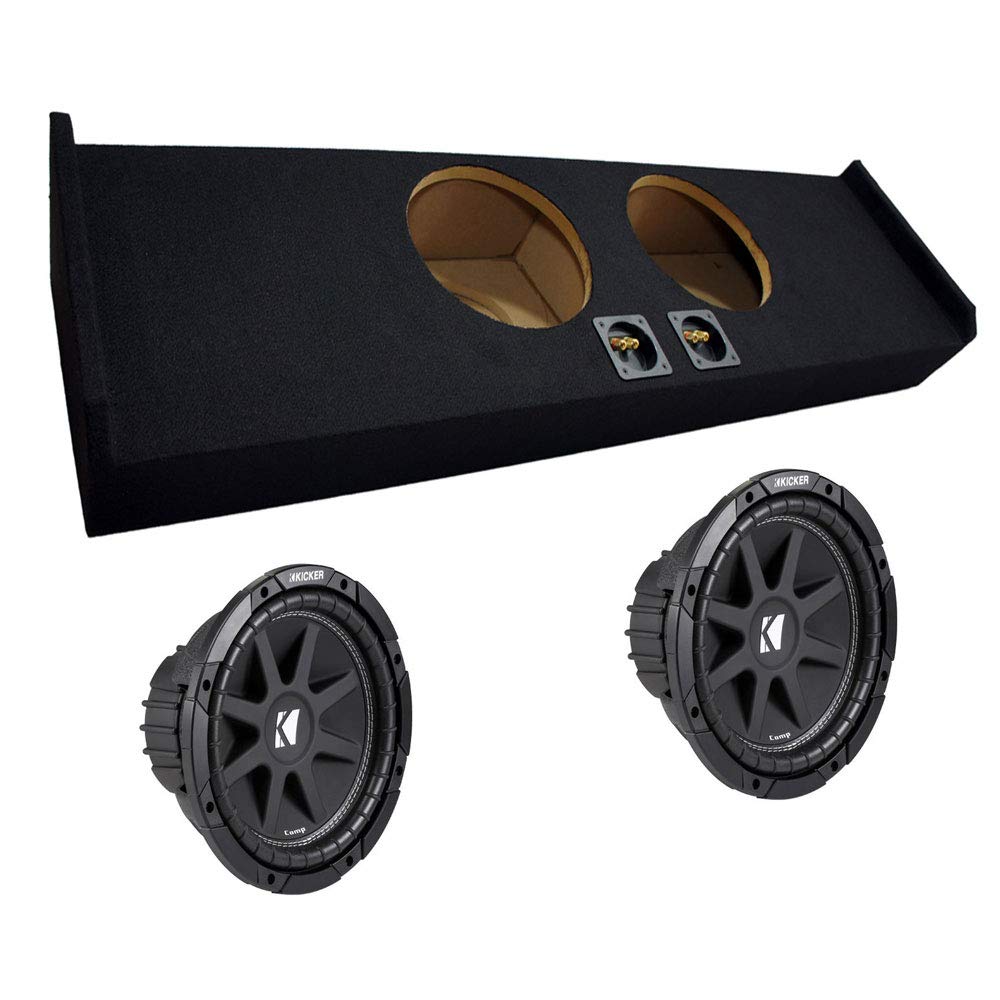 Kicker C10 Dual 10" Loaded Sub Box Fits 2009-2012 Ford F-150 SuperCrew