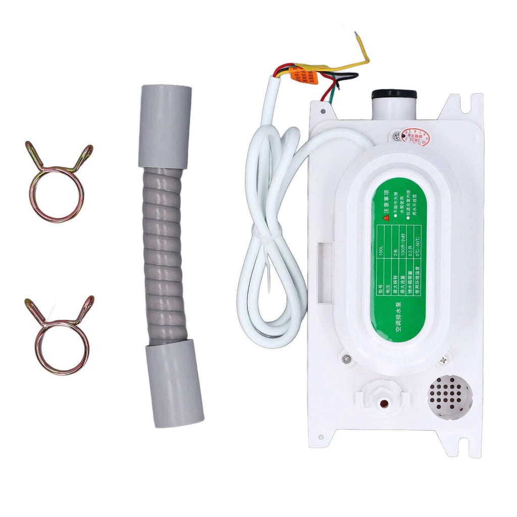 AC Condensate Pump HVAC Lift Removal Drain 100L/H Flow with 500ml Tank for Dehumidifier 100-230V