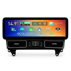 XTRONS 14.9 Inch Android 14 Car Stereo for Mercedes-Benz M-Class W166 GL-Class X166 2012-2015 NTG 4.5/4.7 System, 2K IPS Anti-Glare Touch Screen GPS Navigation Support Wireless CarPlay Android Auto 4G