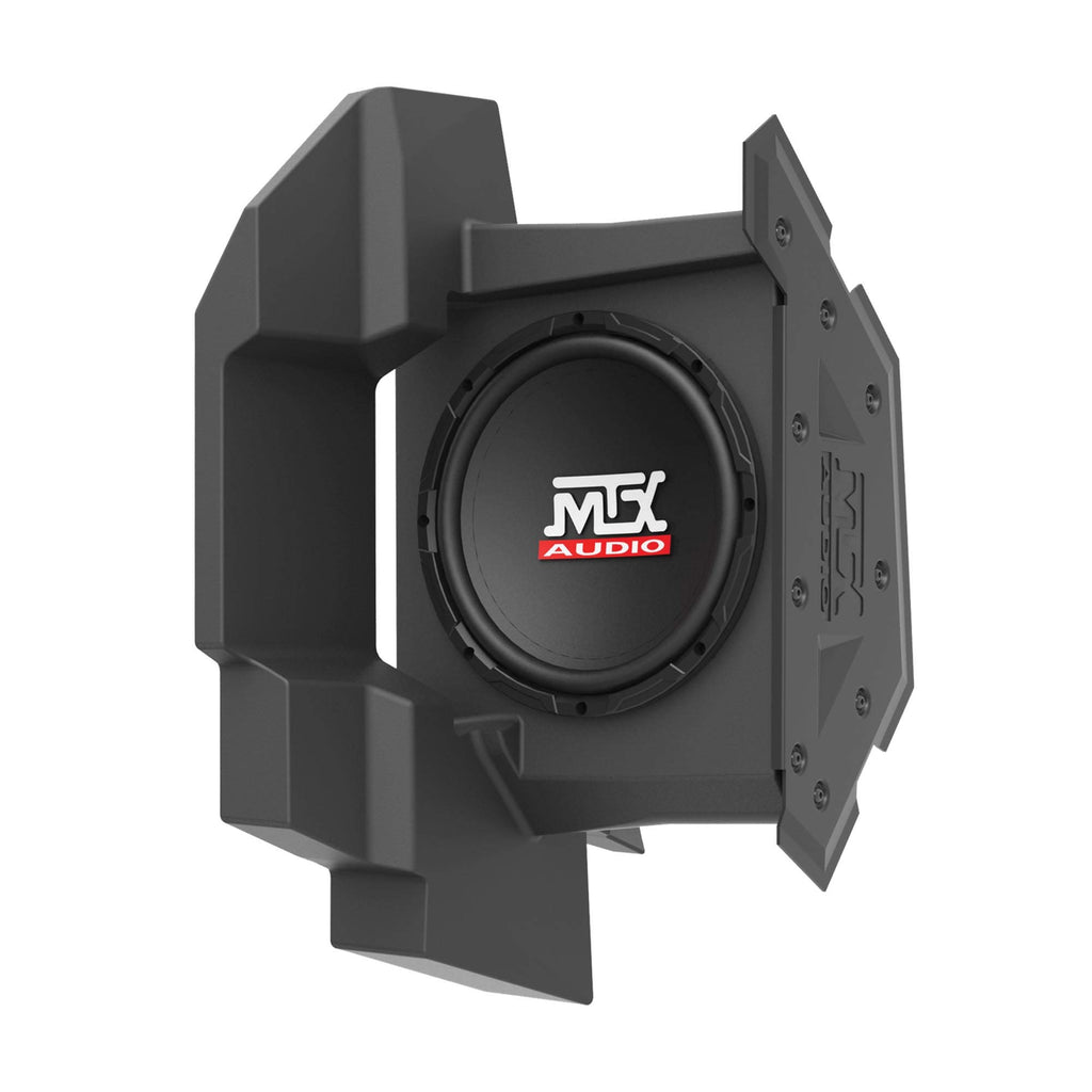 MTX Audio GENERAL-10 Amplified 10" Subwoofer Enclosure - Compatible with Select 2017+ Polaris General Vehicles