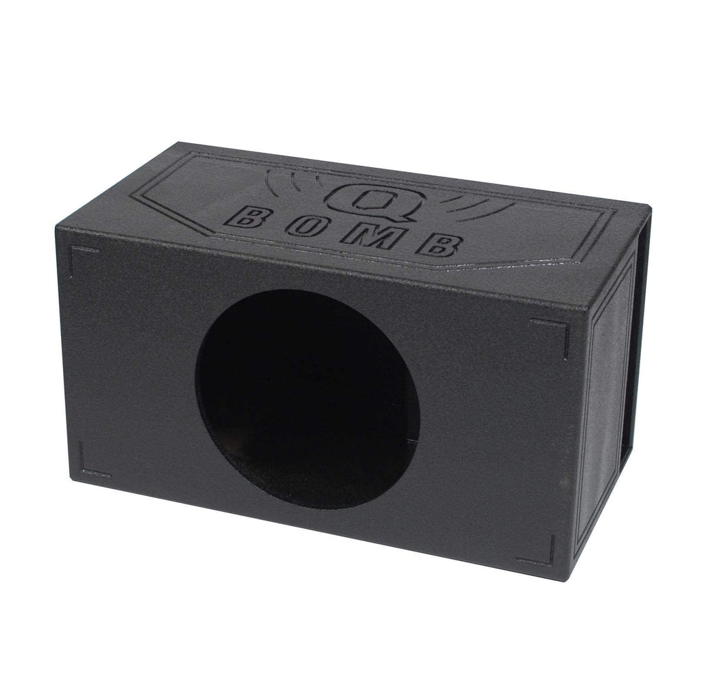 QPower QBOMB15VL-SINGLE 15" Vented Car Audio Subwoofer Box, 2-Pack