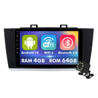 4+64GB 9 Inch Touchscreen Android 14 Car Radio Stereo for Subaru Outback Legacy 2015-2018 with CarPlay/Android Auto Car Radio, Support WiFi 6, Bluetooth,5.4, Backup Camera, SWC