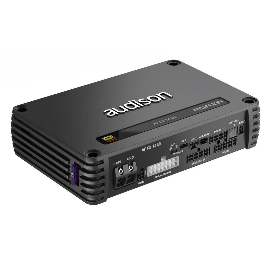 Audison BM-DSP-AF-05 DSP Amplifier with Replacement Front & Rear Speakers and Underseat Woofers and Harness Compatible with 19-25 BMW 3-Series G21 Base Audio System