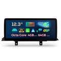 XTRONS 12.3 Inch Android 14 Car Stereo for BMW F30/F31/F32/F33/F34/F35/F36 2013-2016 NBT iDrive 4.0, IPS Touch Screen 4+64GB Global 4G Car Radio GPS Navigation Support Wireless Car Play Android Auto