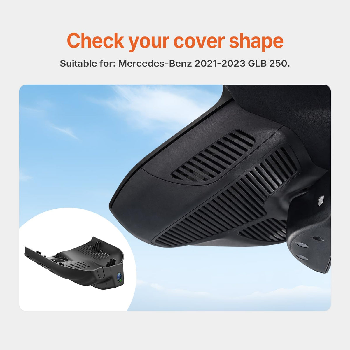 Mercedes-Benz Dash Cam for 2022-2025 C-Class C300 Sedan Coupe Cabriolet, 4K Dash Camera for Cars, OEM-Style, No Visible Wires, Breeze Installation, Night Vision, WiFi & App, Parking Mode, 64GB Card
