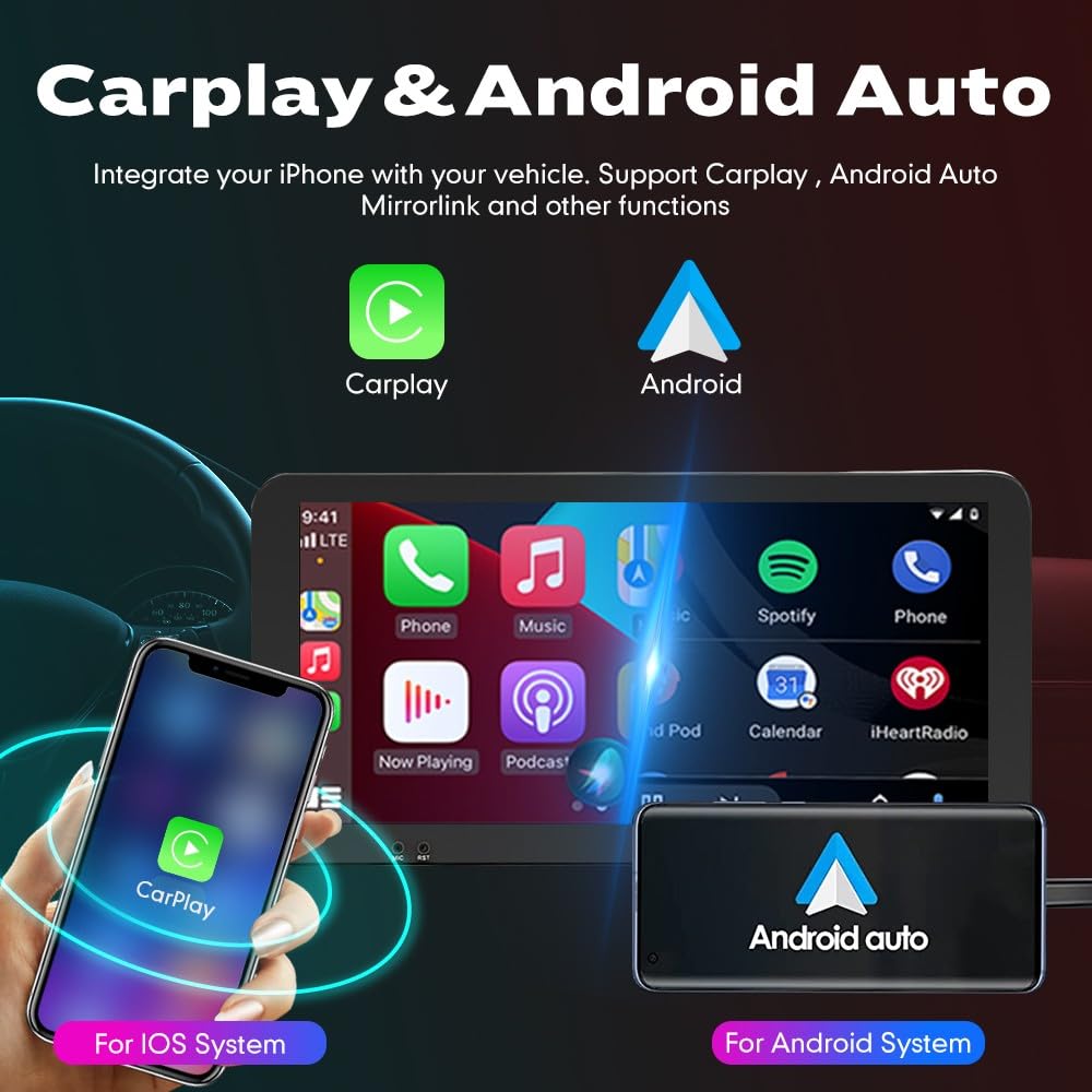 for Kia Sorento 2013-2015 Car CarPlay Android Auto Navigation Stereo GPS Radio Reverse Camera Display 10.33" QLED Touchscreen Headunit Tablet Pad Media Player, if Applicable Octa Core 4G+64G