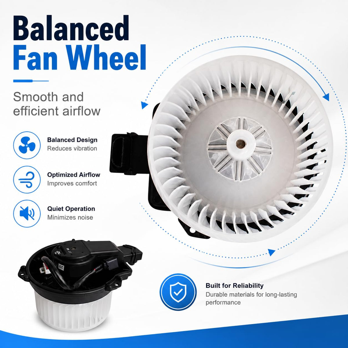 Front HVAC Blower Assembly for Honda 2015-2020