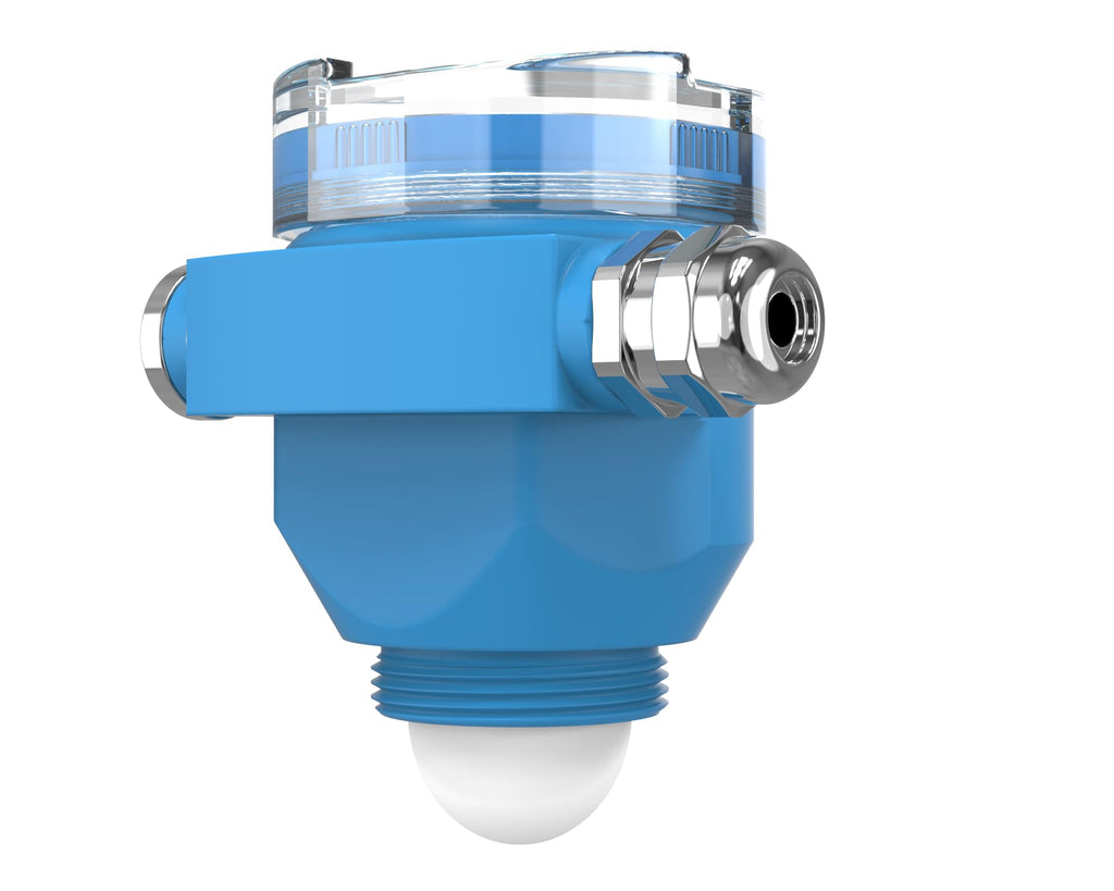 80G Radar Liquid Level Sensor, SKERadar Water Level Measurement Transmitter LCD Display, 4-20mA Bluetooth, G1.5 Thread