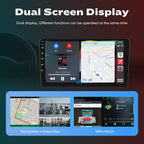 [4G 64G] Android Car Stereo FM Radio Carplay Android Auto 9" Touchscreen Headunit Media Player with Backup Camera for Toyota Vitz/Yaris/Platz 2005 2006 2007 2008 2009 2010 2011