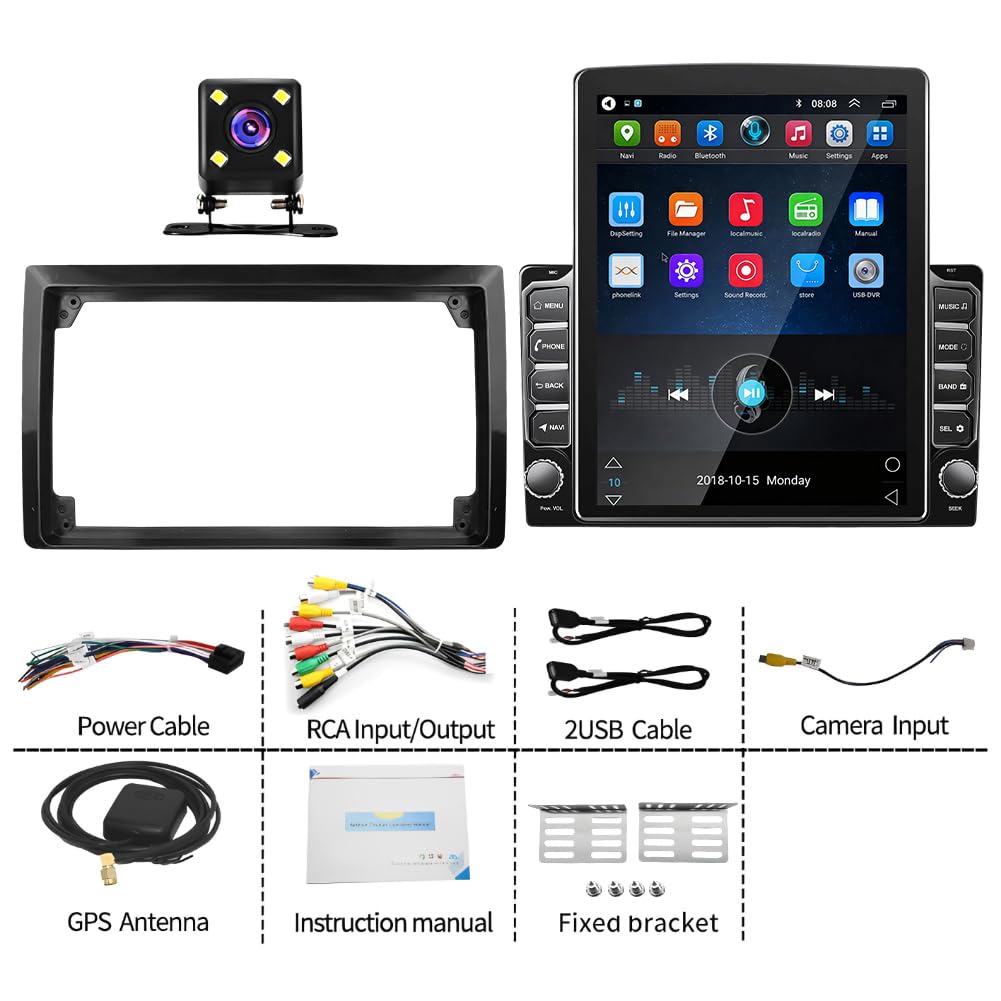 2+64G Double Din Car Stereo for Ford F150 1997-2004 Radio