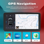 for Jeep Compass 2018-2020 Car CarPlay Android Auto Navigation Stereo GPS Radio Reverse Camera Display 10.33" QLED Touchscreen Headunit Tablet Pad Media Player, if Applicable Octa Core 6G+128G