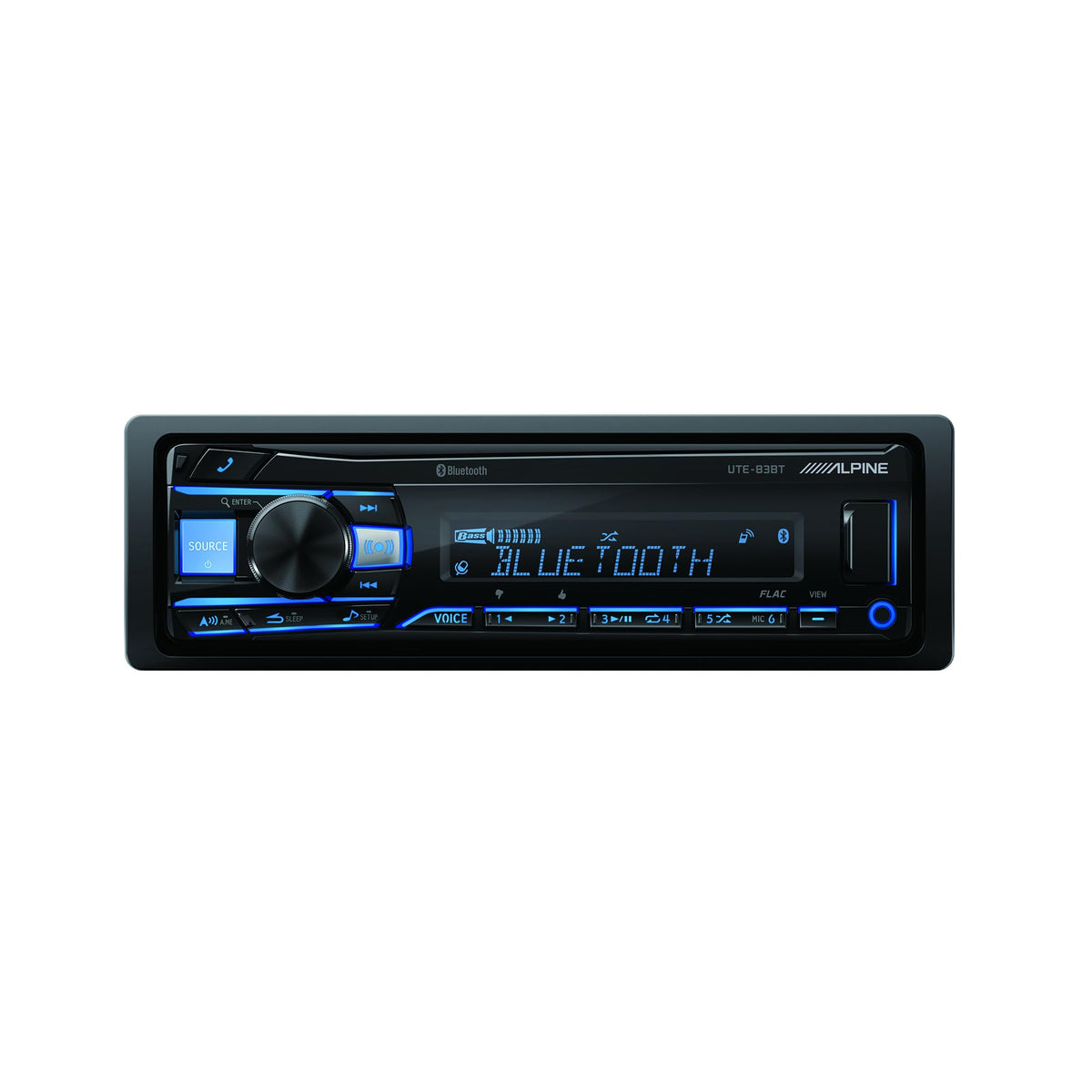 Alpine UTE-83BT Stereo Bundle Metra 99-6503 Dash Kit & 70-6502 Harness