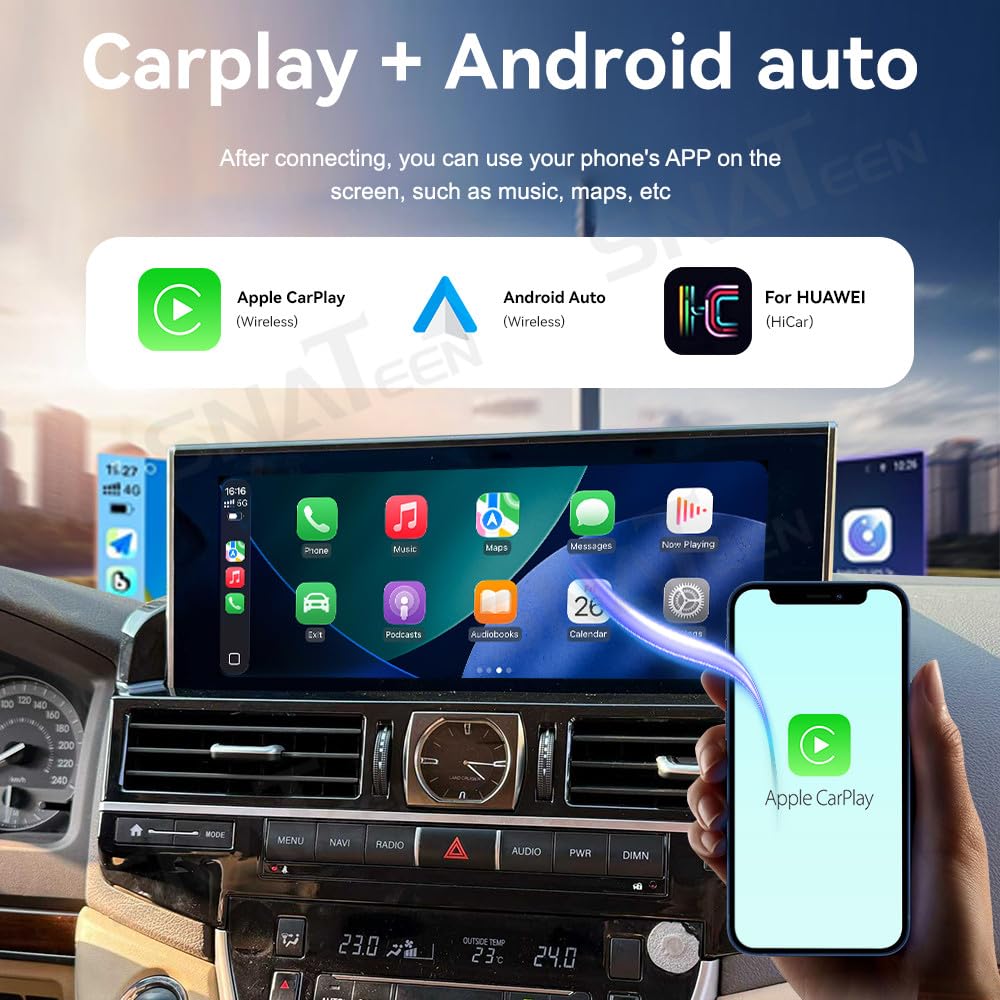 Android Car Stereo for Toyota Land Cruiser LC200 2016-2021 (High-end Version)