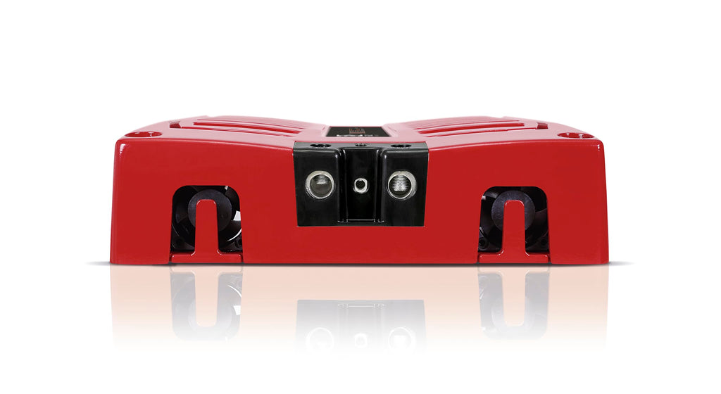 Banda VIK8000.2RED Car Amplifier Audio Speaker 2-Ohms Full Range New Viking 8000 Watts Rms LED Indicator Sound Specialization Aluminum Chassis - Red