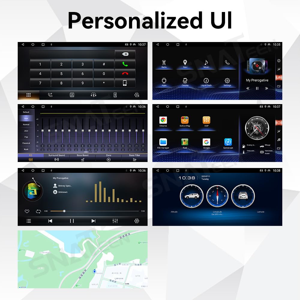 Android Car Stereo for Toyota Land Cruiser LC200 2016-2021 (High-end Version)