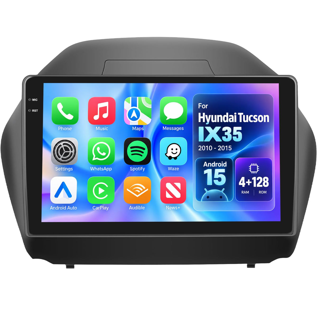 6G+128G 8 Core for Hyundai Tucson IX35 2010-2015 Android Car Stereo Carplay