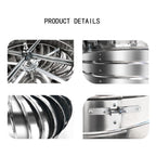 Roof Turbine Ventilator,4 6 8 10 12 16 20 30 Inchchimney Cowl,Wind Rotating Turbine Cap Vent Suitable for Ducts,Factories,Farms,Houses,Canopy Roof Ventilation Equipment,Silent Work