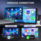 2+32G Car Radio Stereo Compatible with Dodge Ram 1500 2500 3500 2013-2019 Car Stereo Android 13 9Inch HD Touch Screen with Wireless Carplay Android Auto GPS Navigation Rear Backup Camera