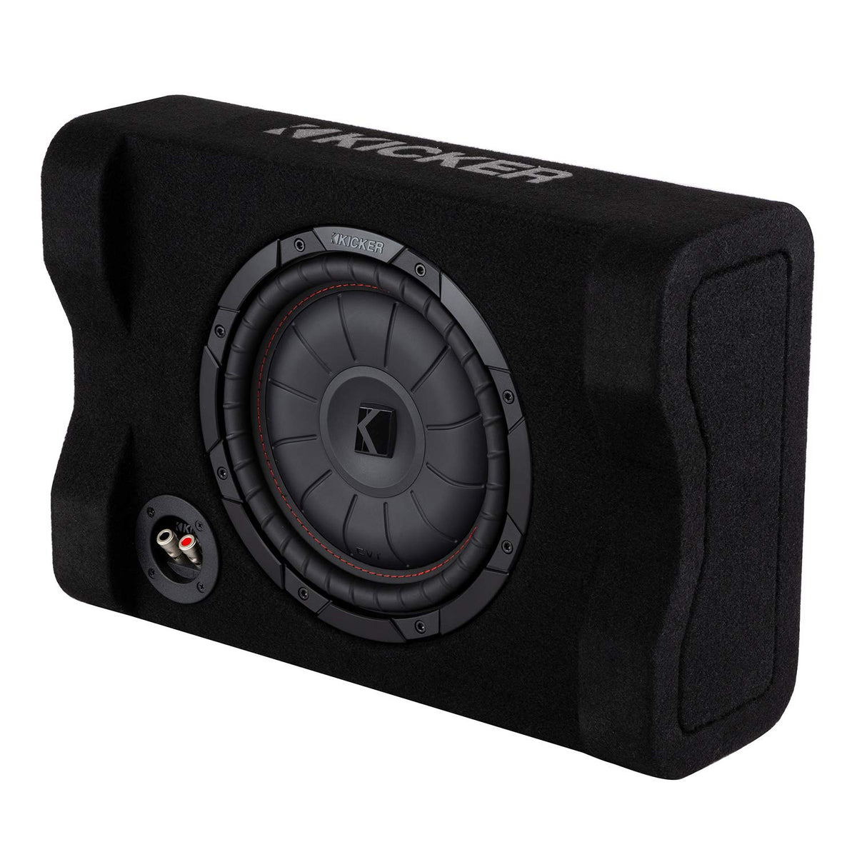 KICKER CVTDF 10" (25cm) Subwoofer in Down Firing Encl, 2-Ohm; RoHS Compliant (Renewed)