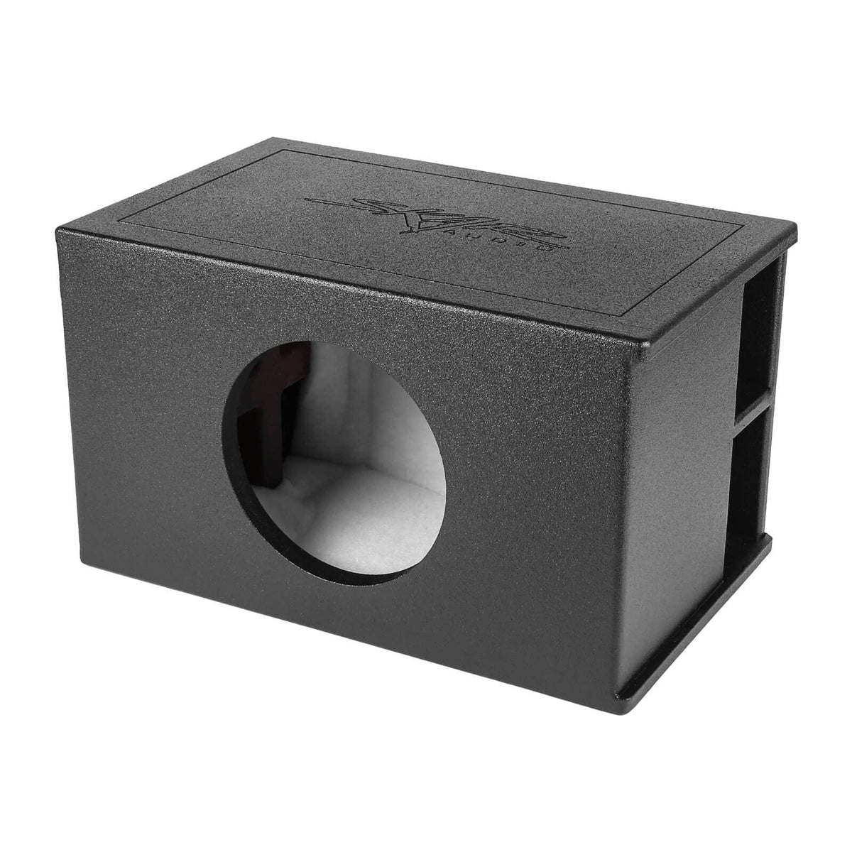Skar Audio AR1X10V-SPL Single 10" SPL Series Universal Fit Armor Coated Ported Subwoofer Enclosure