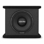 Alpine PWE-SB10, PWE 10" Single Powered Wedge Subwoofer Enclosure - 450W