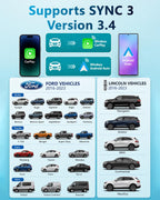 Wireless CarPlay for Ford Sync 3 USB Hub for Apple Carplay & Android Auto