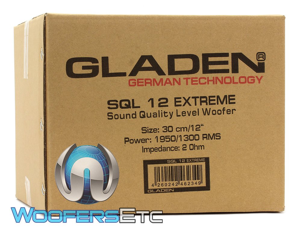 Gladen Sql Extreme 12 30 Cm Subwoofer