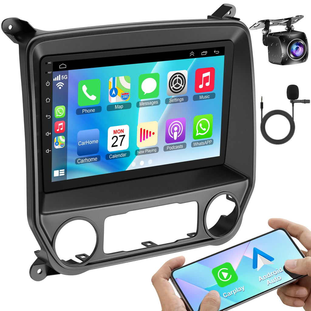 Car Radio for Chevrolet Silverado & GMC Sierra 2014-2018(Without Bo-se)