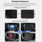 Joying Car Radio for Jeep Compass 2017-2020, Android 13 Head Unit 8 Inch IPS Touchscreen Stereo for 8.4" OEM Display, with CarPlay & Android Auto, GPS Navigation, AM/FM, Volume Knob(JY-CR811T4)