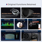 XTRONS 12.3 Inch Android 14 Car Stereo for BMW F30/F31/F32/F33/F34/F35/F36 2013-2016 NBT iDrive 4.0, IPS Touch Screen 4+64GB Global 4G Car Radio GPS Navigation Support Wireless Car Play Android Auto