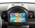 CAMECHO 4+64GB Car Radio Stereo for BMW Mini Cooper F55 F56 2014-2019 Android 15 CarPlay Android Auto 9" 1280 * 720 Touch Screen Head Unit with Bluetooth 5.0 32EQ GPS WiFi FM Backup Camera (Low-End)