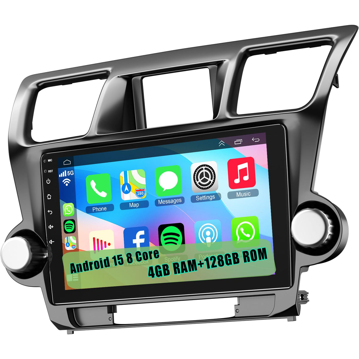 Updated Car Radio for Toyota Camry 2015 2016 2017 with Key & Fast Charging