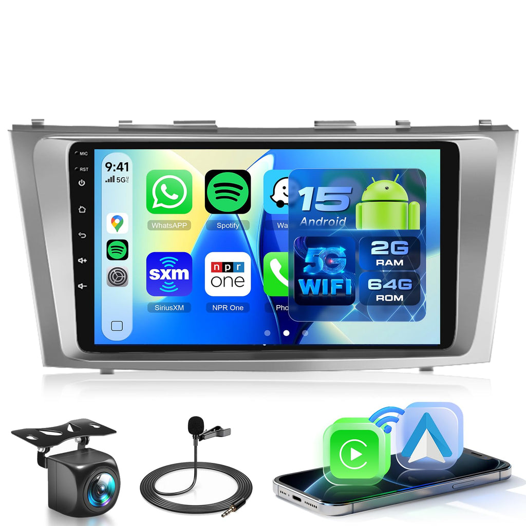 8 Core 6G+128G 9 Inch 1280 * 720P IPS Car Radio for Toyota Camry 2006-2011