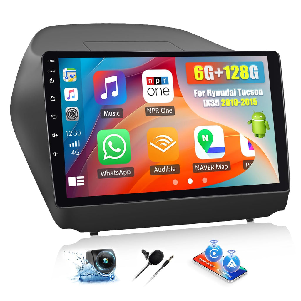 6G+128G 8 Core for Hyundai Tucson IX35 2010-2015 Android Car Stereo Carplay
