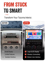 Dasaita 10.2" QLED Car Stereo for Toyota Tacoma 2005-2015