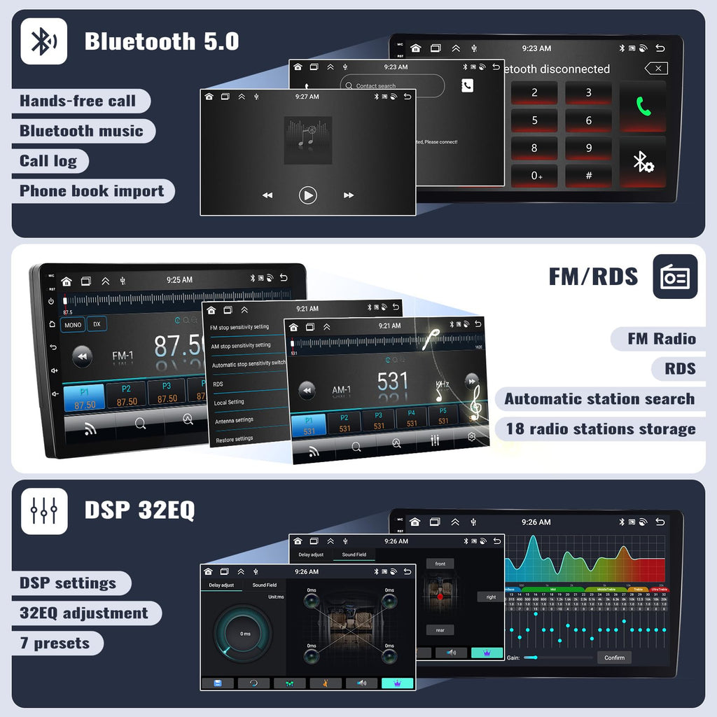 4G+64G Android 9'' Car Radio Stereo for BMW Mini Cooper F55 2014-2019